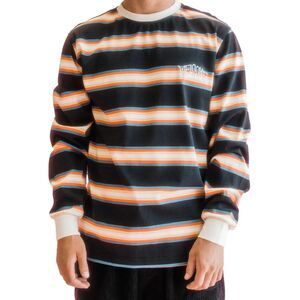 Welcome Thelma Long Sleeve Striped T-shirt Men's Sz M Skater‎ Grunge Streetwear